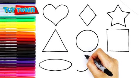 paggugubat drawing easy|Basic Shapes Sa Pag.